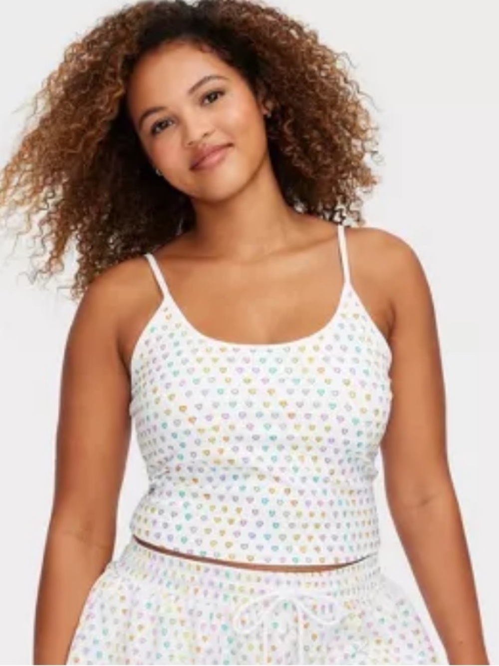 💗🐰Roller Rabbit x Target Disco Hearts Wave Tank Top NWT Size XS